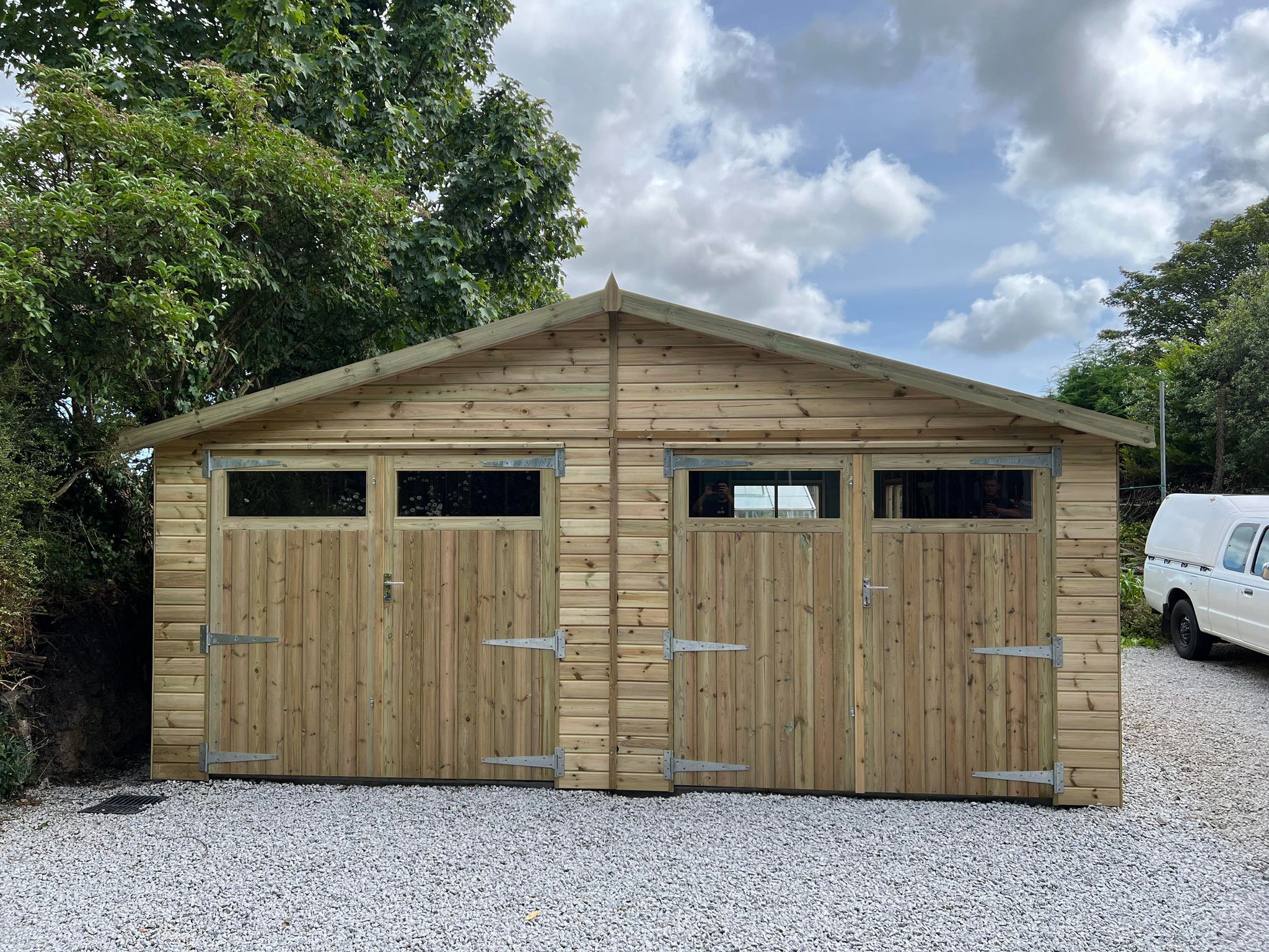 Discover the Timeless Design and Durability of our Timber Garages
